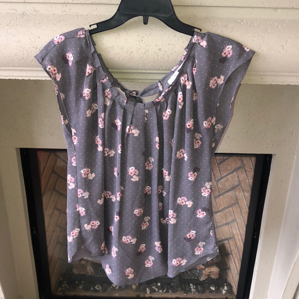 Lauren Conrad Floral Blouse